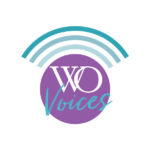 logo of the WO Voices podcast series 