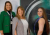 Paving New Paths: An Eye-Opening Shadowing Experience Left to right: Dr. Jennifer Palombi, Dr. Michele Andrews and Irina Yakubin