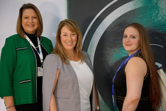 Left to right: Dr. Jennifer Palombi, Dr. Michele Andrews and Irina Yakubin