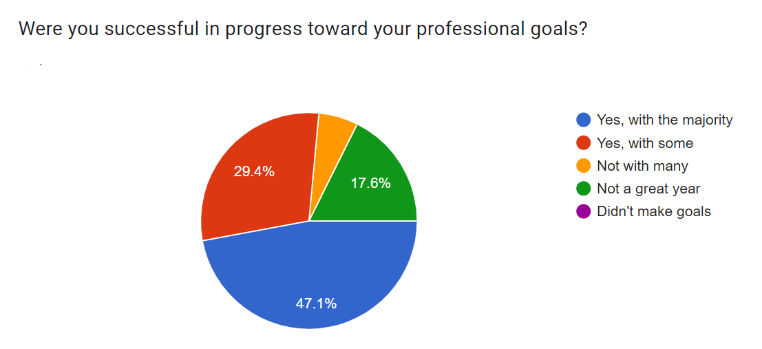 professional goals results