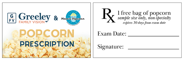 popcorn prescriptions for kids