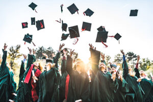 graduation cap toss