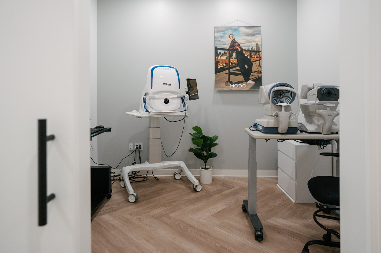 a pretest room