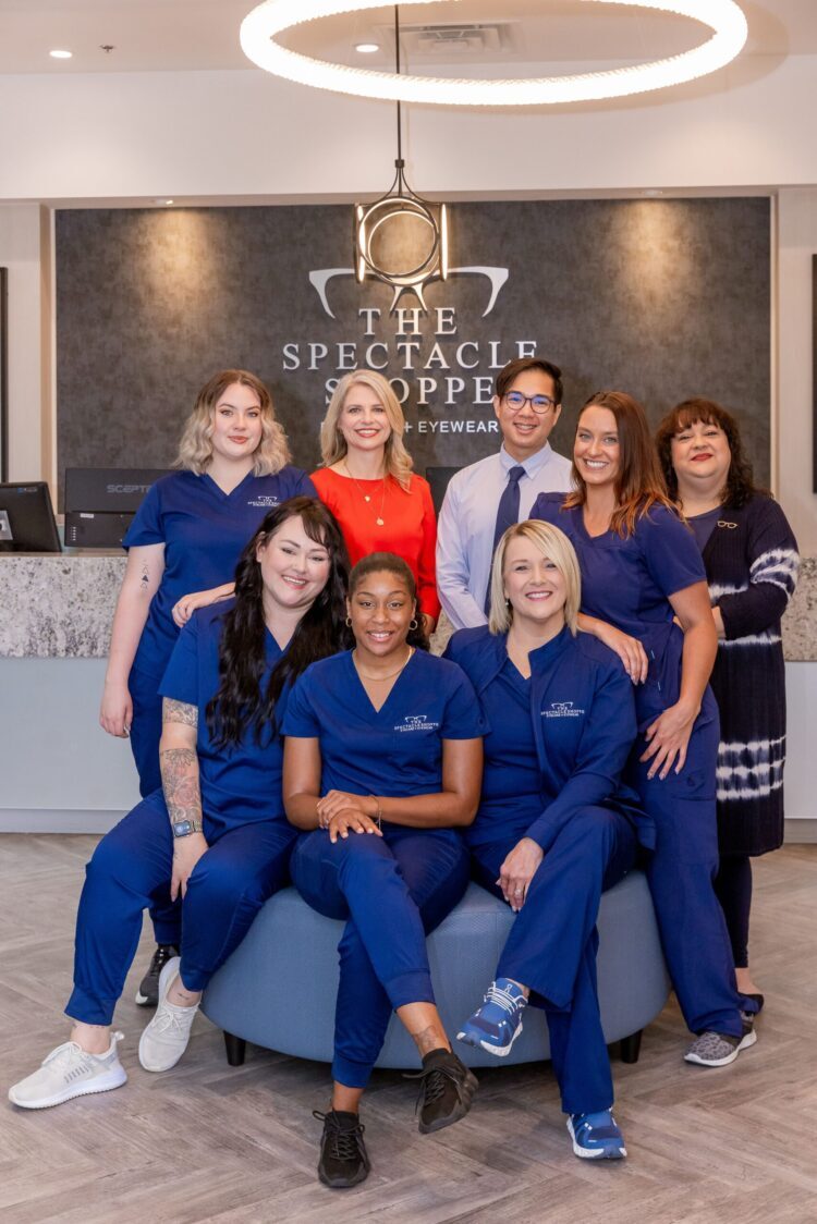 the full staff in the optical 