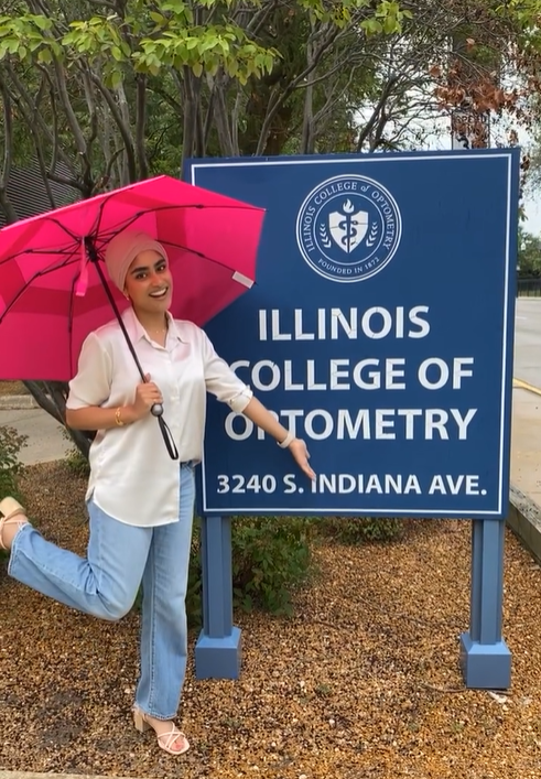 Dr. Ansari poses at ICO.