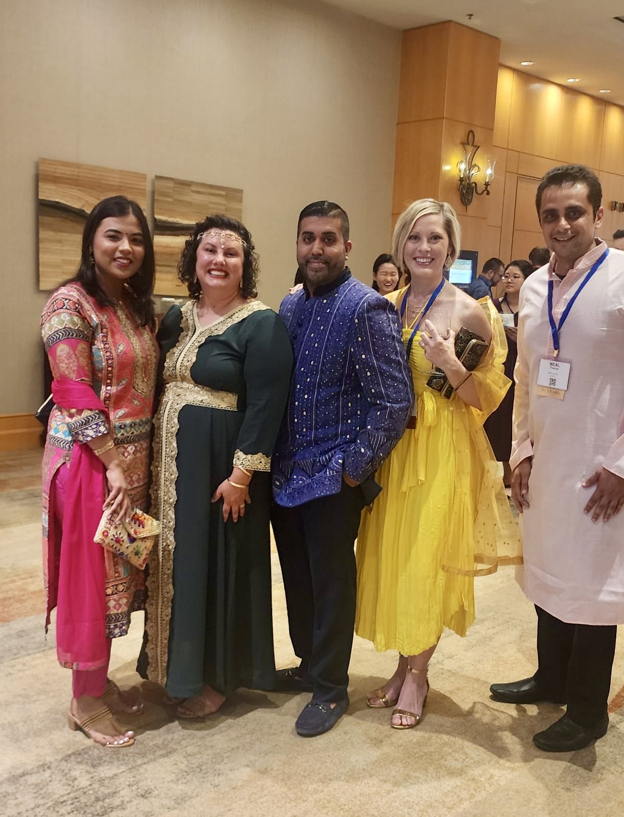 Dr. Tira attends a Bollywood-themed doctor meeting.