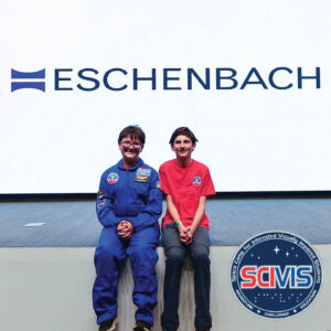 two visually impaired students who were able to attend space camp