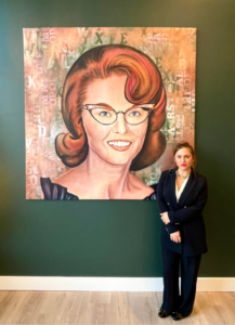 dr. morreale's grandmother in painting