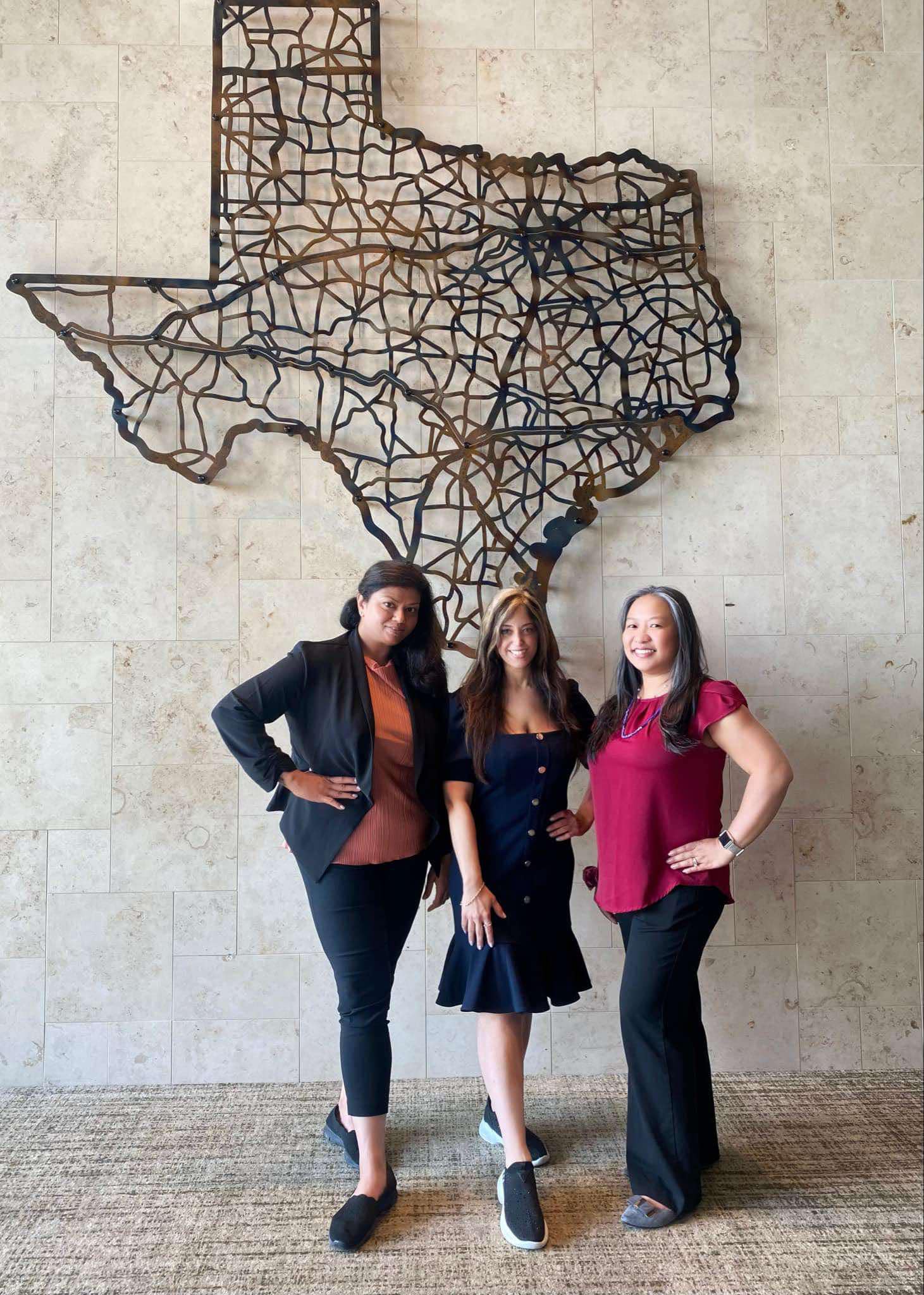 (l-r) Dr. Rachana Patel Carrizales, Dr. Mary Fazelian and Dr. Sarah Manongdo-Joya