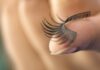 Makeup and Eyes: The Importance of “Eye-giene” false eyelash on a fingertip