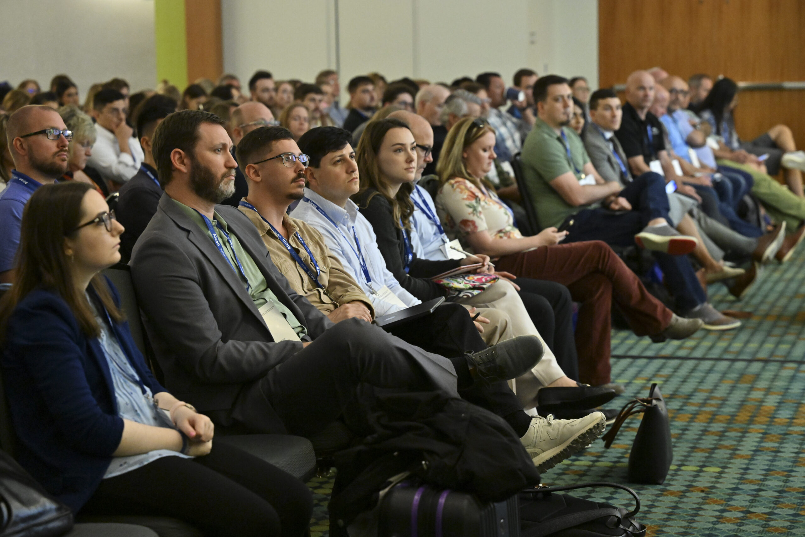 optometry's meeting attendees listen to a session