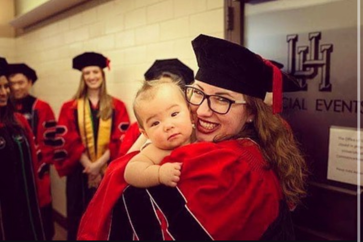 Dr. Mireles with her daughter, Penny, at her graduation from xxx