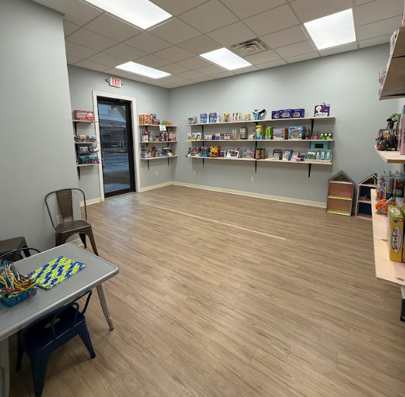 The spacious "toy store" room