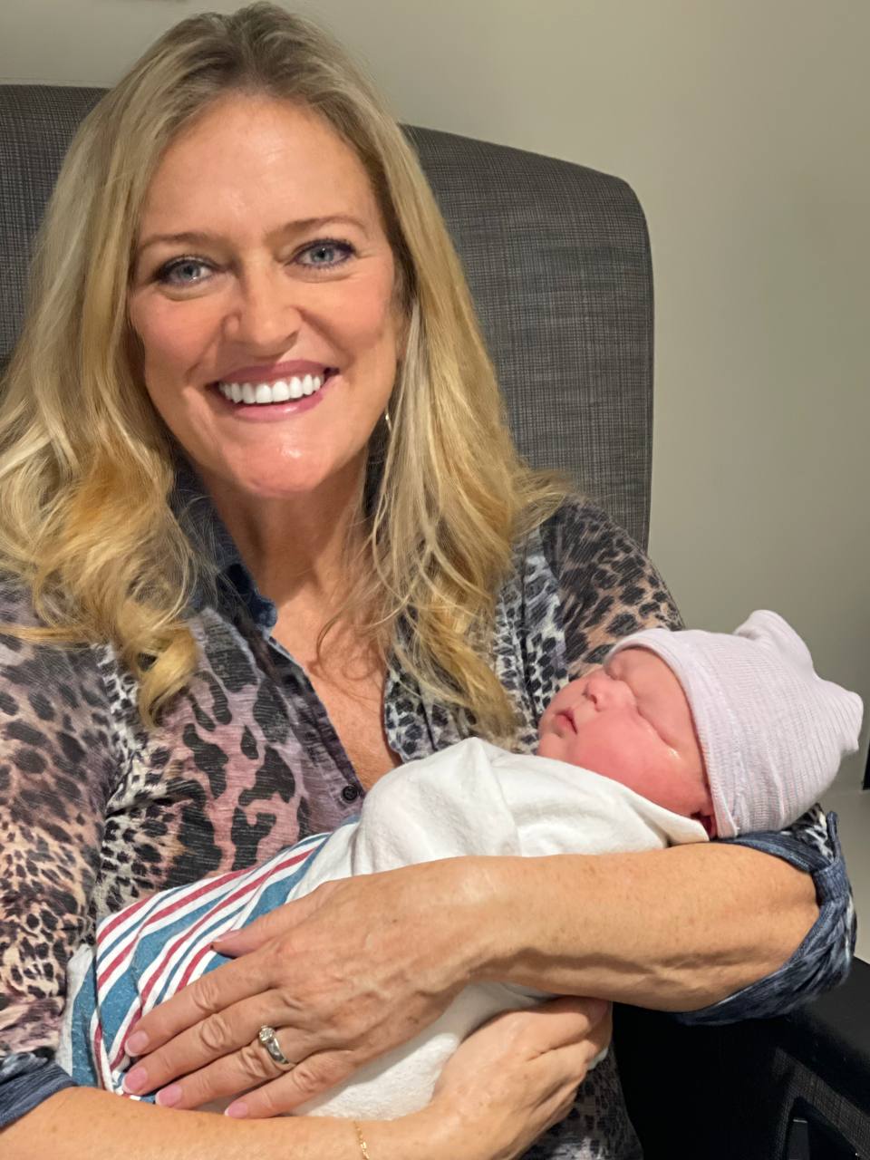 Laurie Sorrenson and grandson Hudson