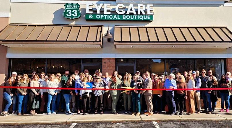 Dr. Cooper's ribbon cutting
