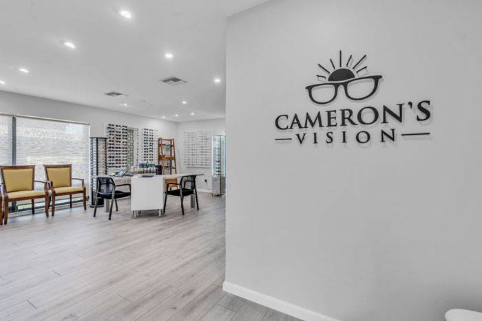 Cameron's Vision, office shot