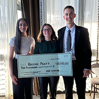 Brooke Pratt, winner of the 2025 Premier Edge Student Business Challenge