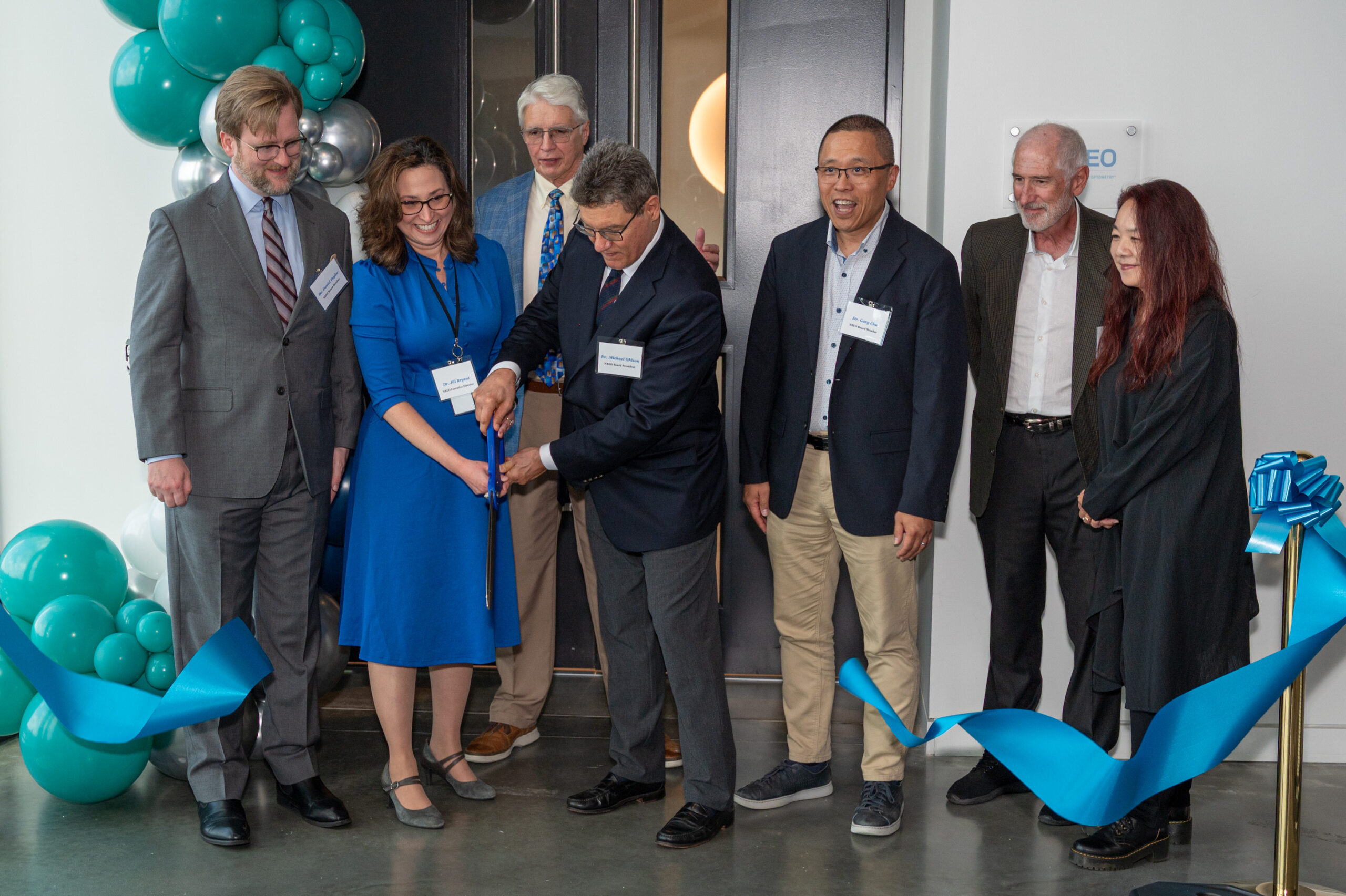 the ribbon cutting