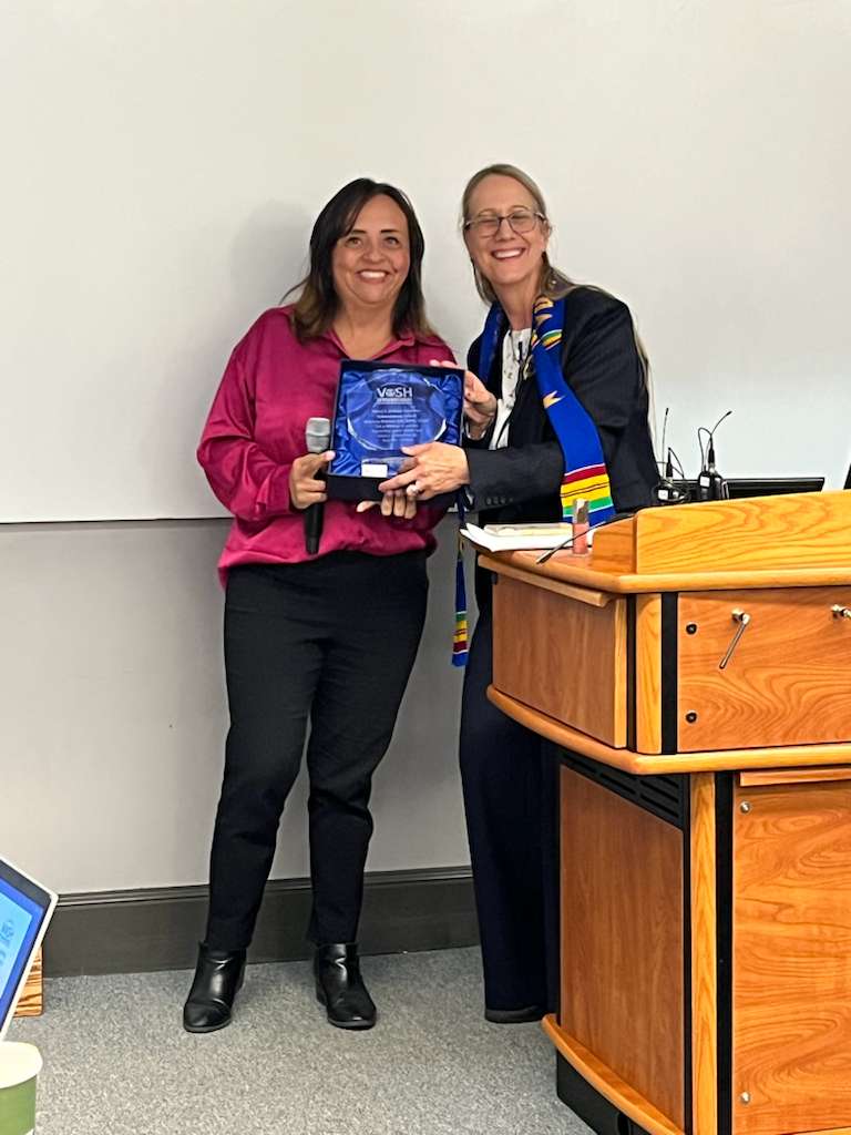 Dr. Marcela Frazier, left