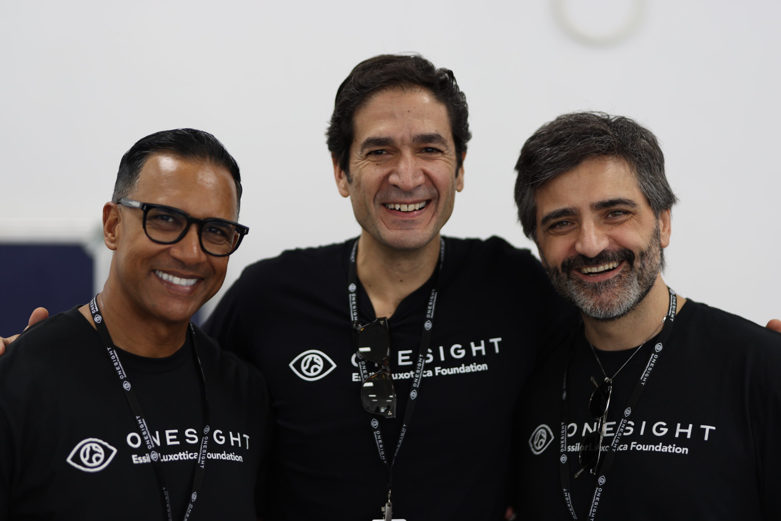 Andrew Boodram, Zone Vice President of LensCrafters, Onur Koksal, President of Sunglass Hut North America and Alfonso Cerullo, President of LensCrafters and For Eyes.