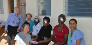 Dr. Marina Su Brings a New Lens to SUNY University Eye Center Dr. Marina Su on a medical mission trip in Haiti with Dr. Anika Michael and Association Haïtienne de Développement Humain (AHDH)