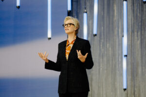 Emmy Award actor Jane Lynch talks about her experience with Nuance Audio frames