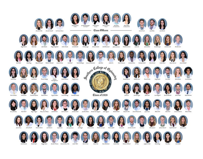 Southern College of Optometry's class of 2026