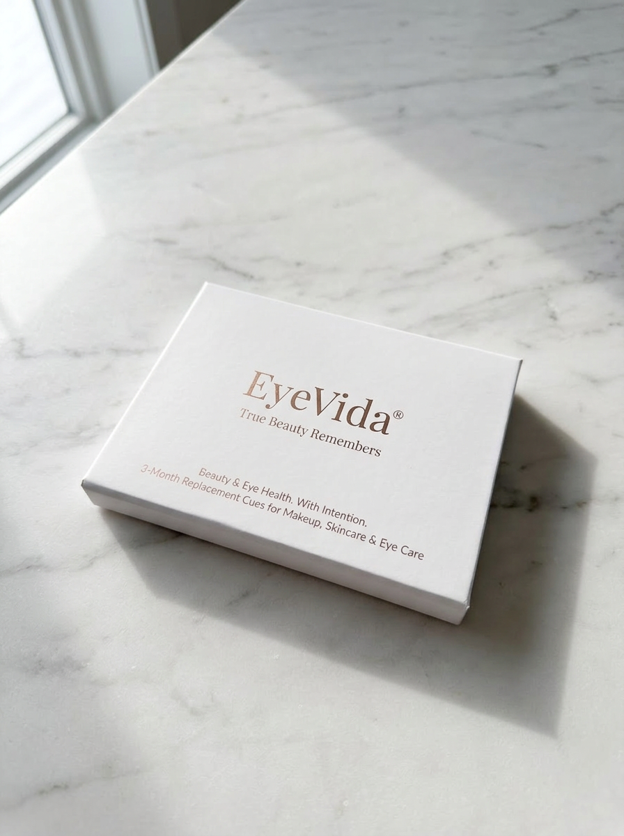 Stickers and information cards are inside the EyeVida packaging. Photo courtesy of EyeVida.