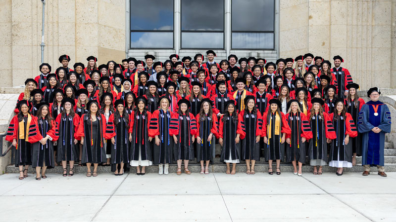 University of Houston College of Optometry's class of 2026. Photo credit: Clarissa Garcia