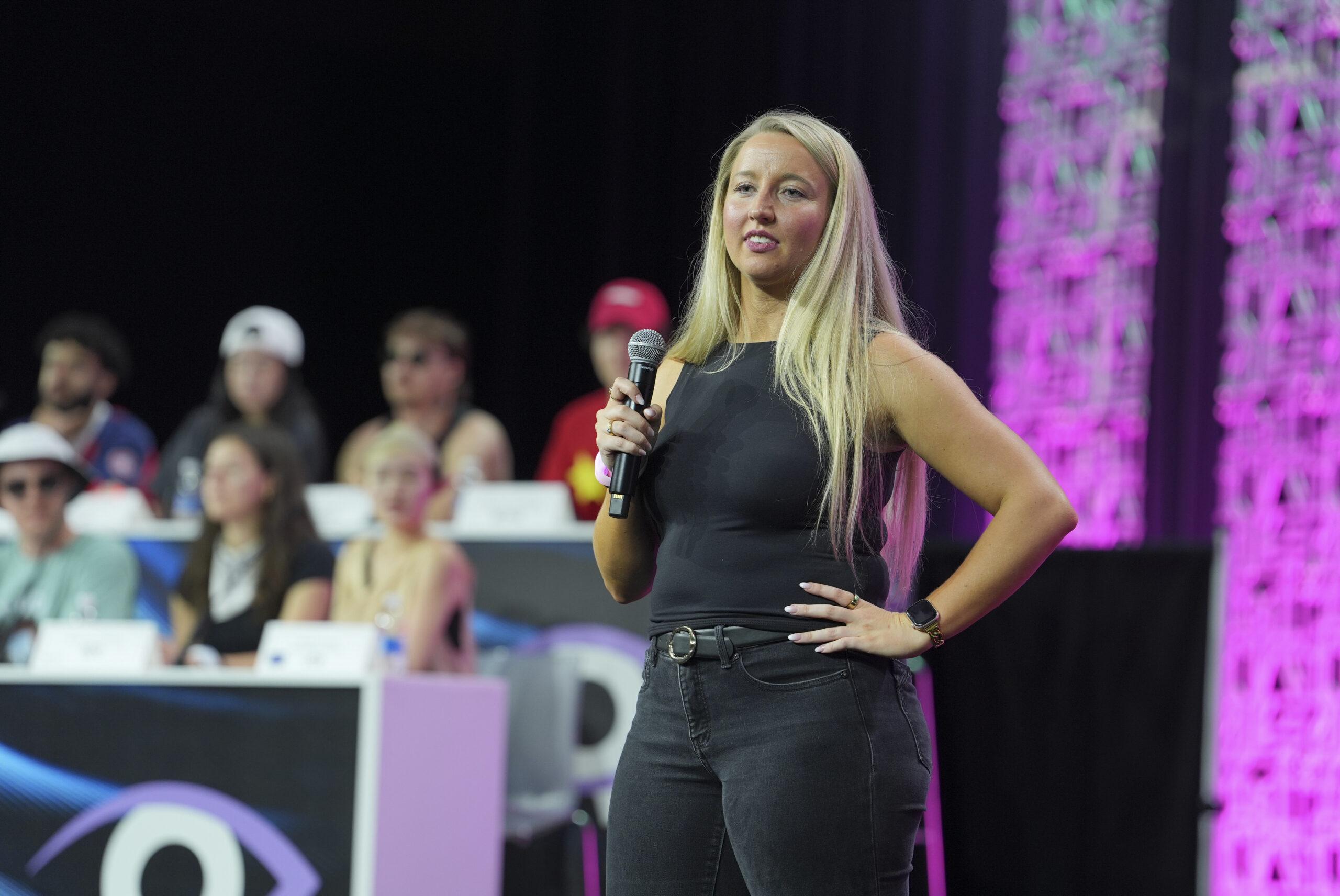 Dr. Brooke Major at the AOA EyeQ championships