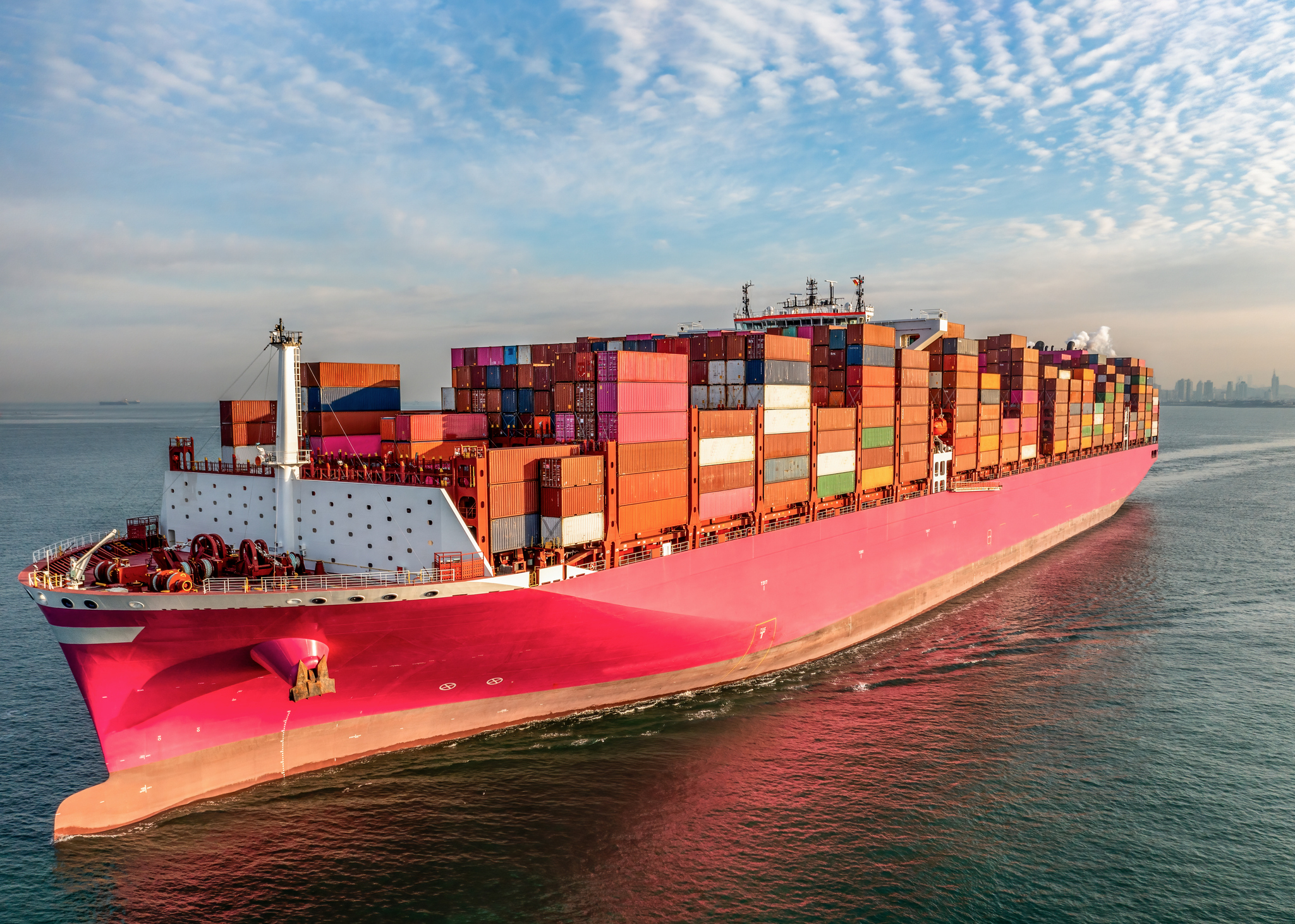 shipping container freighter