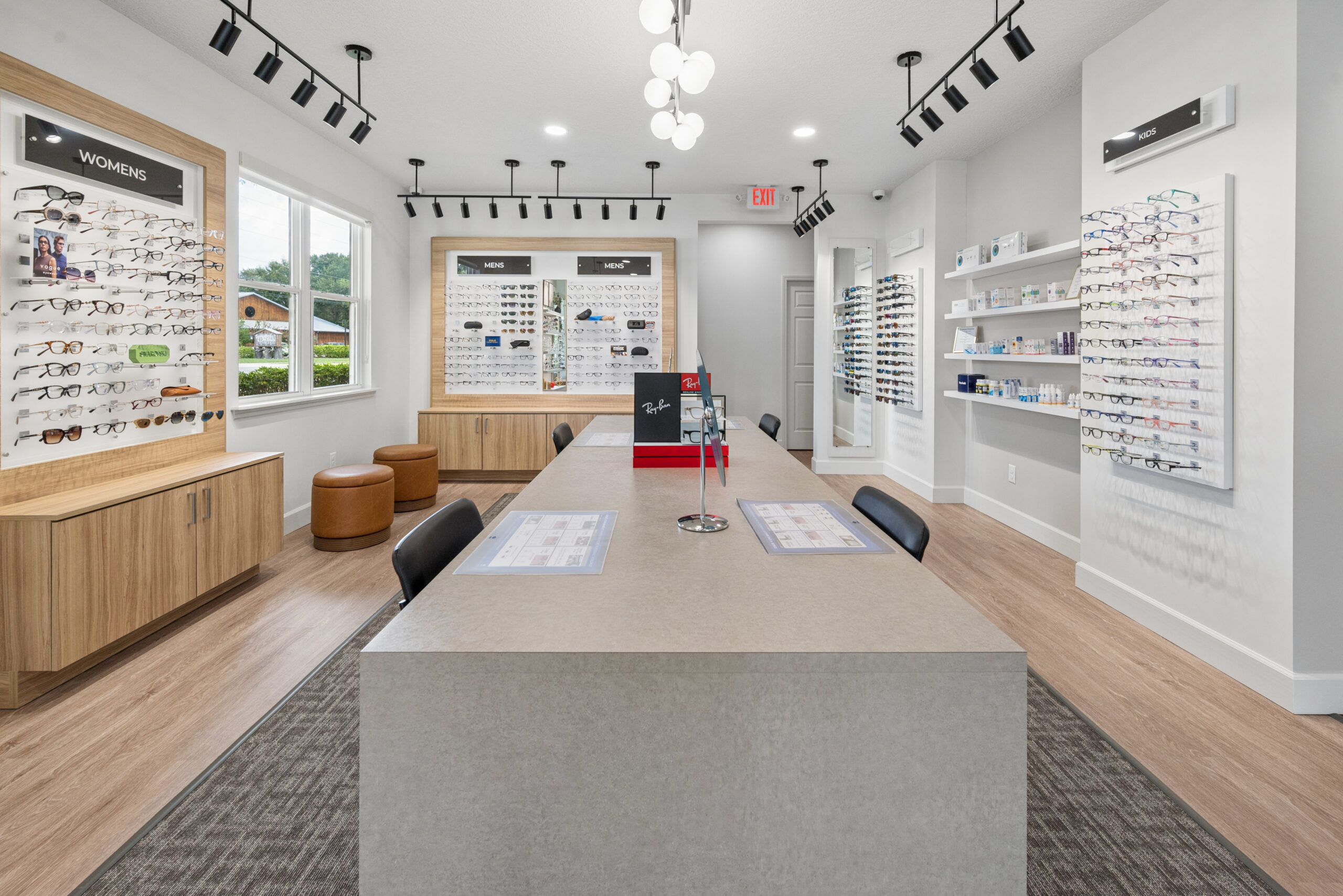 the dispensing area