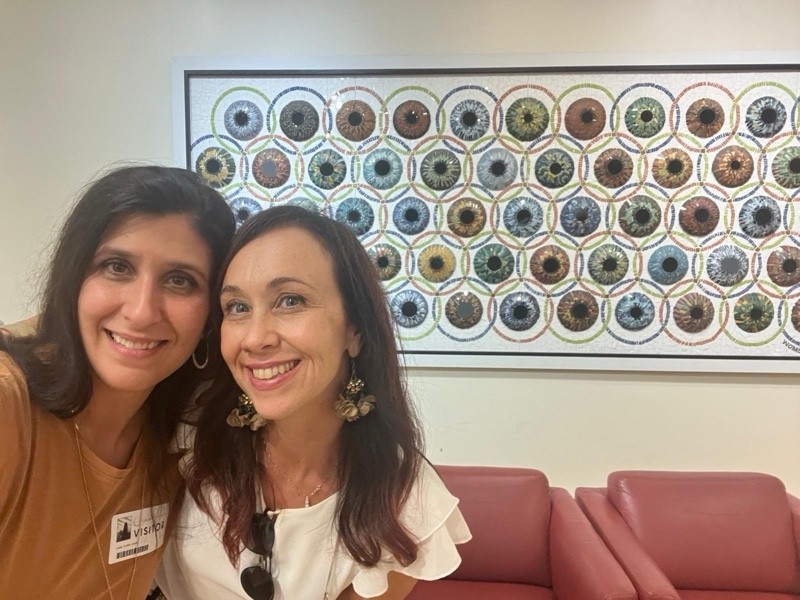 Dr. Cavalli and Marta Brunelli
