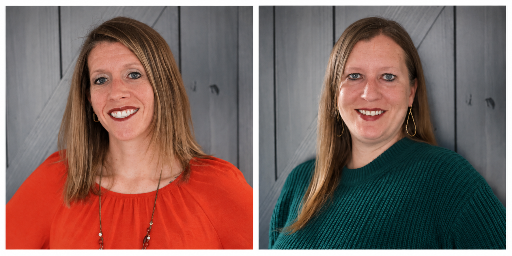 Dr. Cameran Drake, left and Dr. Jenni Drake, right